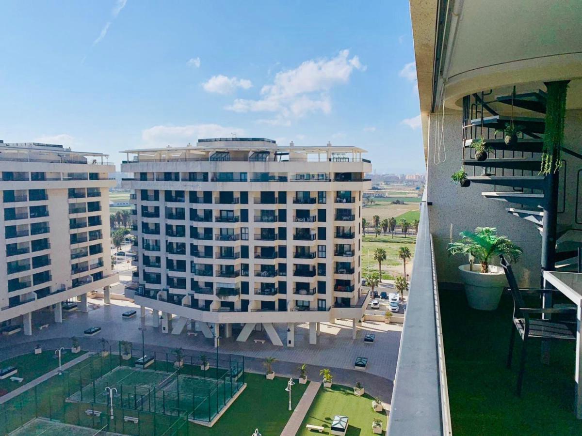 NON STRESS Ático Dúplex con vistas al MAR Valenza Esterno foto